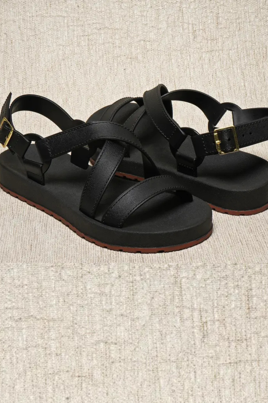 Sandália Feminina Papete Rasteira Injetada Ortopédica Confortavel