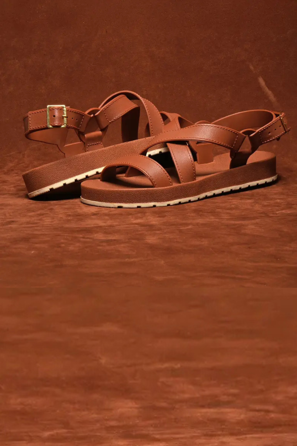 Sandália Feminina Papete Rasteira Injetada Ortopédica Confortavel