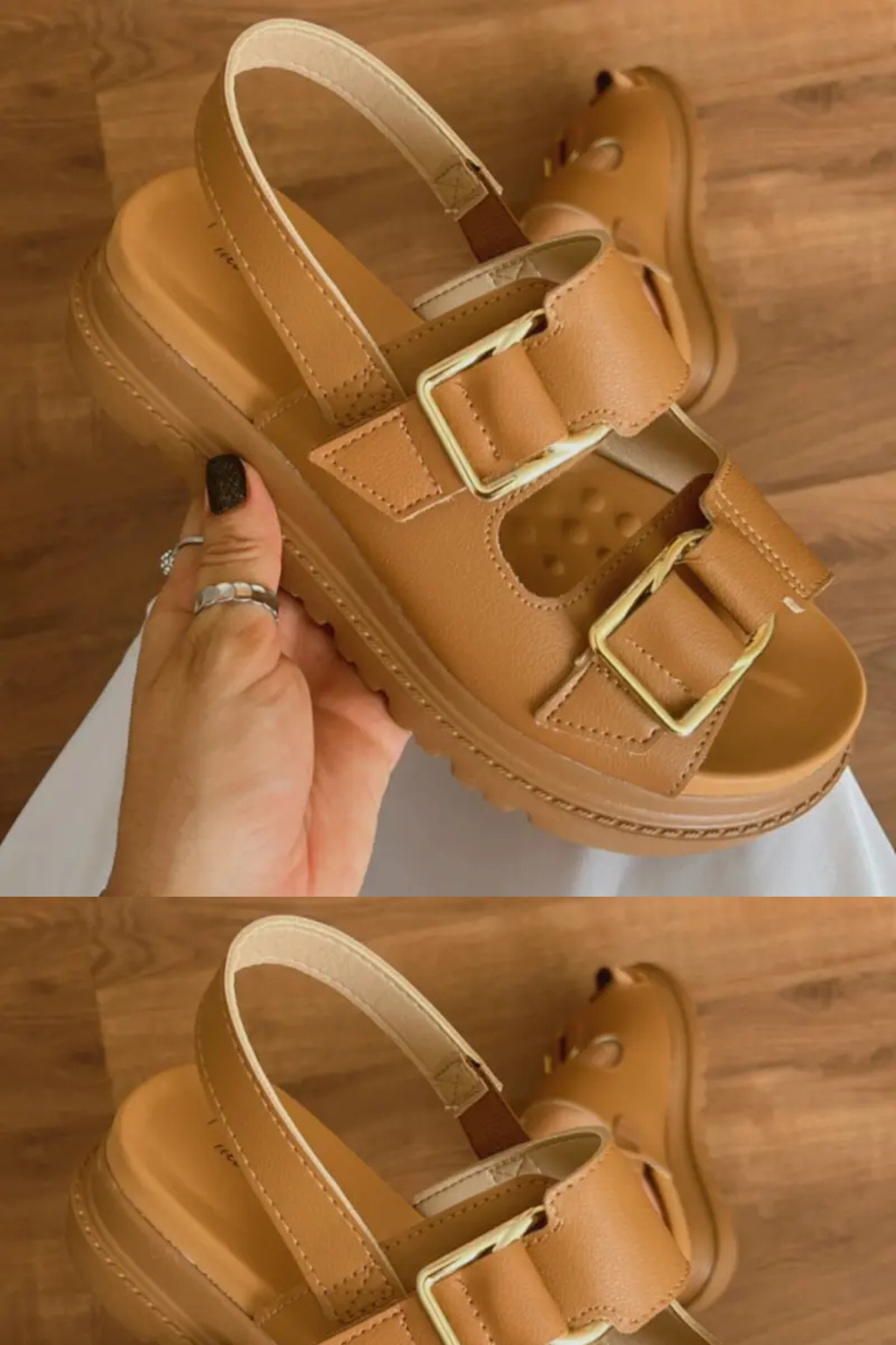 Sandália Plataforma Papete Modare Ultraconforto Lançamento Original MD102