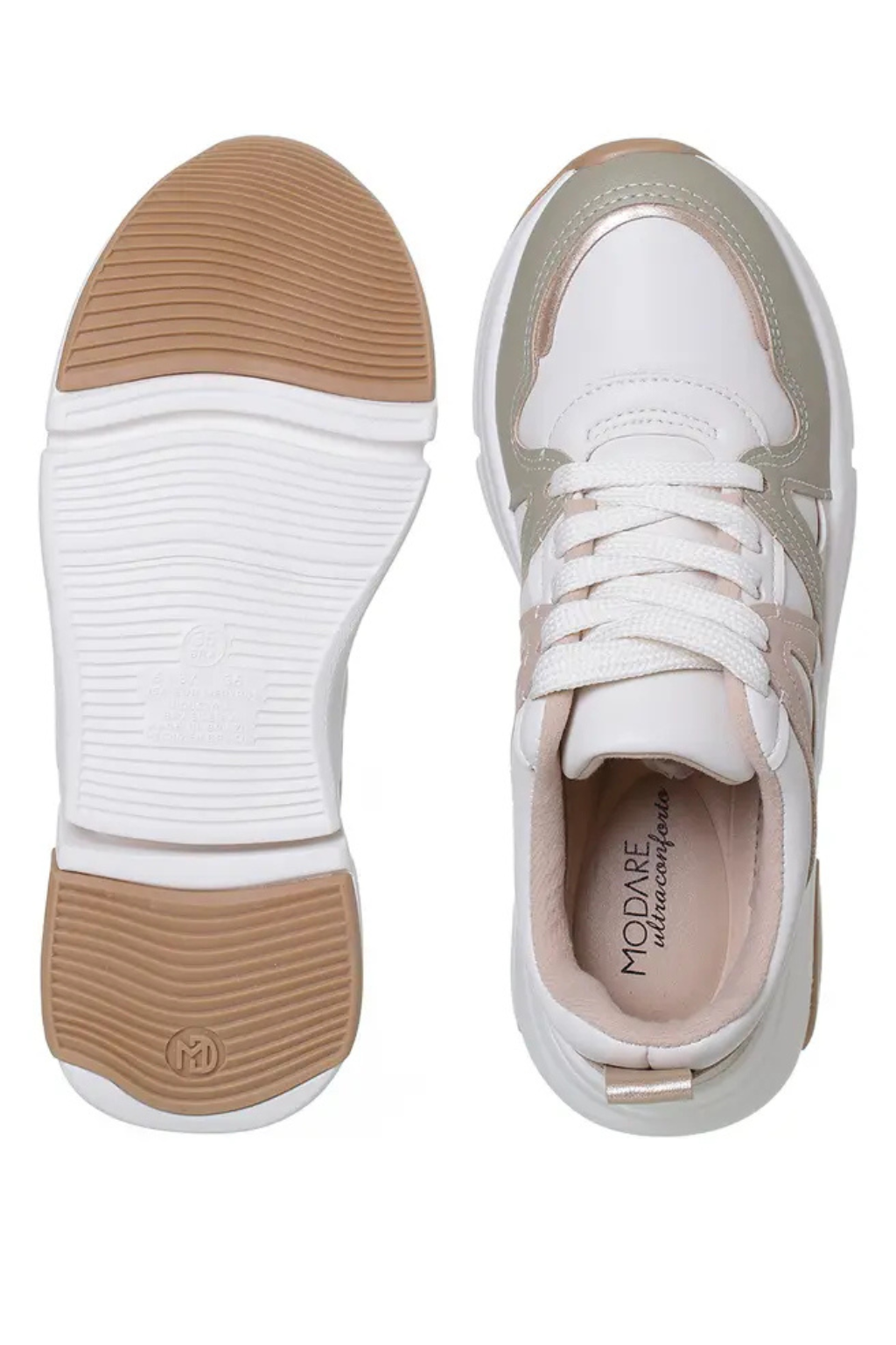 Tênis Modare Ultraconforto Feminino Macio Estilo Chunky