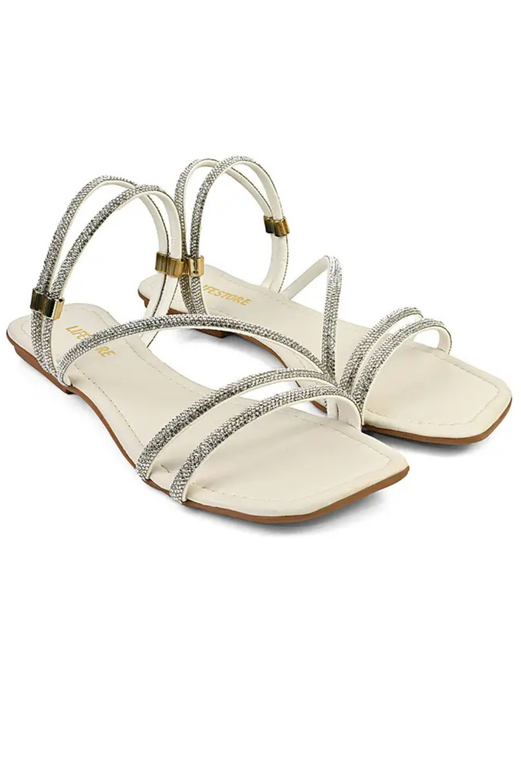 Compre 1 Leve 2 Sandália Feminina Rasteirinha Brilho Adulto Brilho Delicada Lançamento Com Binoculos