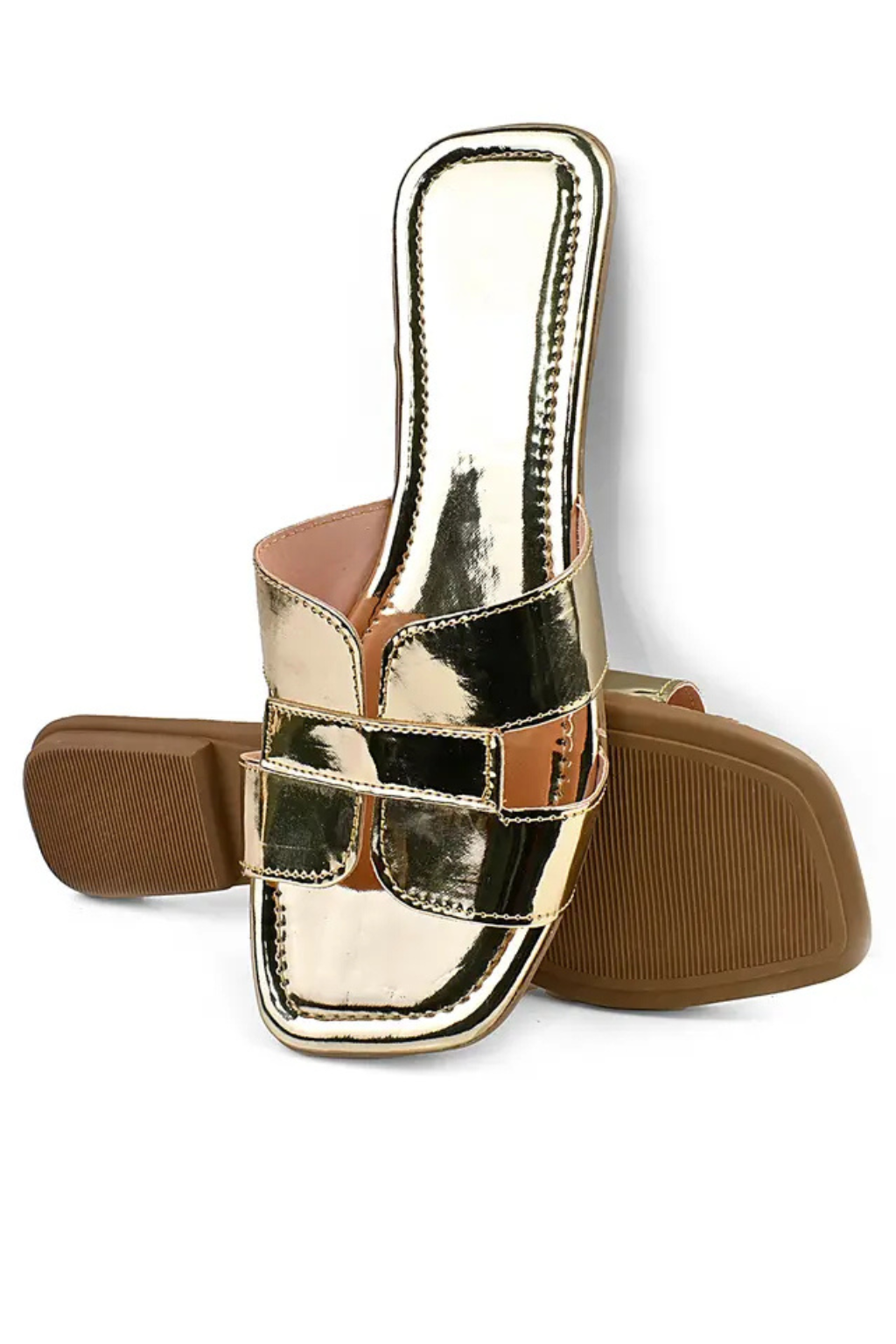 Compre 1 Leve 2 Sandália Feminina Adulto Brilho Delicada Lançamento